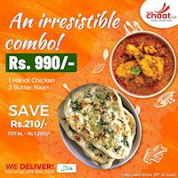 Irresistible Combo for Rs 990 at Thechaatco