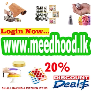 20% Discount Deals on all baking and kitchen items from MeedHood
