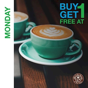 Buy 1 Get 1 Free at The Coffee Bean for Standard Chartered Cardholders