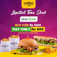 Buy For Rs. 1000 Pay only Rs. 600 on Uber Eats from The Foodcycle