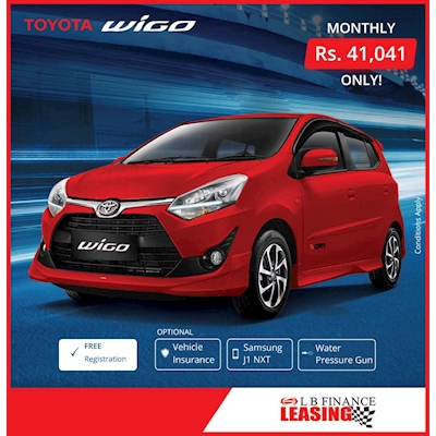 Get this amazing Brand New TOYOTA WIGO with LB finance Leasing 