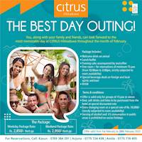 DAY OUTING OFFER at Citrus Hikkaduwa