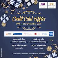 Credit Card Offers at Anantaya Resort & Spa 