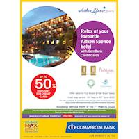 Get Up To 50% Off at Aitken Spence hotel with ComBank Credit Cards
