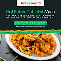 Hot Butter Cuttle Fish- 50% Off at Ceylon City Hotel, Colombo