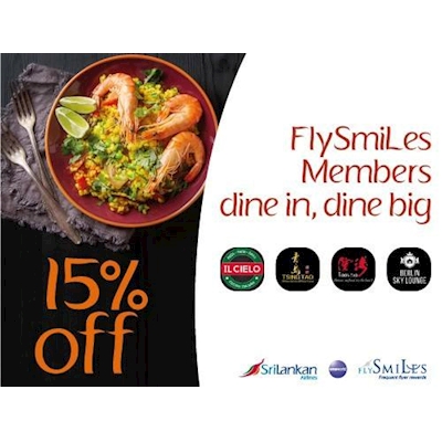 Calling all FLYSMILES Members for a sensational 15% off in dining at Berlin Sky Lounge 
