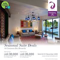 Seasonal suite deals at Cinnamon Bey Beruwala! 