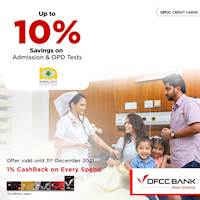 Up to 10% savings on Admission & OPD Tests at Nawaloka Hospitals with DFCC Credit Cards!