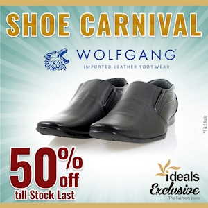 50% Off on Wolfgang shoes at Ideals Exclusive 