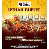 Celebrate the month of ramadhan with marine grill's special ifthar buffet menu