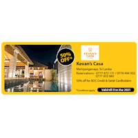 Get 50% Off for BOC credit and debit cards at Kevan's Casa