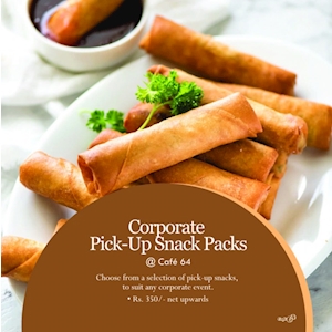 Corporate Pick-Up Snack Packs at Cafe 64
