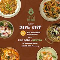Get 20% off via Eat Me Global from Thai Cuisine Boulevard