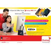 Special Offer from Dialog for NSB Debit Card