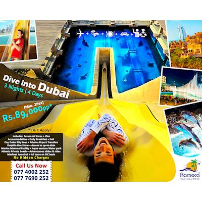 Dive into Dubai 3 Nights 4 Days with RAMECA TRAVELS