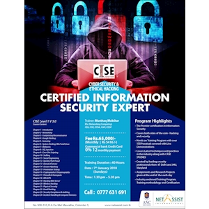 CISE Cyber Security and Ethical Hacking Class at Net Assist International 