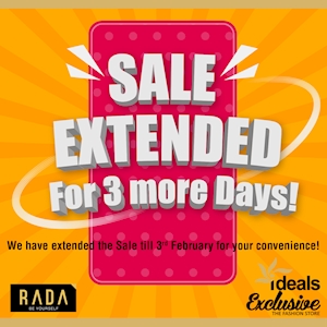 Sale Extended For 3 More Days at Ideals Exclusive 
