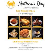 Mother’s Day Delivery Special Set Menu for 2 at Ministry of Crab