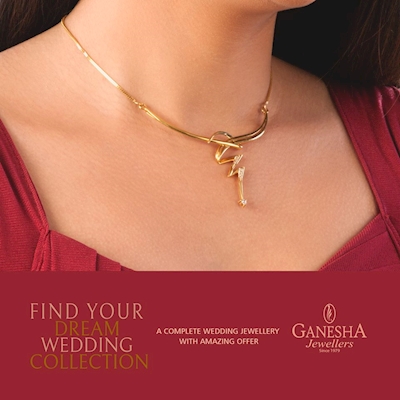 Find your Dream Wedding Collections only at Ganesha Jewellers 