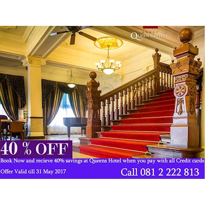 Get EXTENDED HOLIDAYS at KANDY QUEEN'S HOTEL 