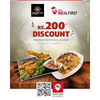 Download EatMealFirst and claim Rs 200 discount for orders for value Rs 1000 and above from Nom Nom thai