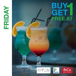 Buy 1 Get 1 Free at the following outlets for Standard Chartered Cardholders