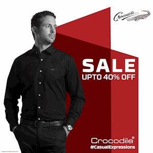 Sale upto 40% Off at Crocodile