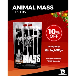 Get up to 10% Off on Animal Mass 10.19 LB for this festive from Bodybuilding.lk