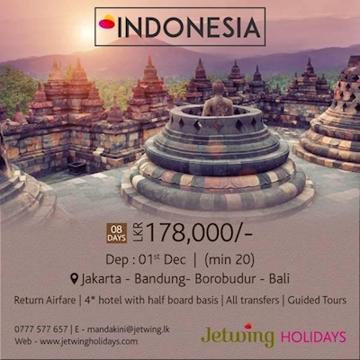 Discover yourself to Indonesia with exclusive travel packages from Jetwing Holidays 