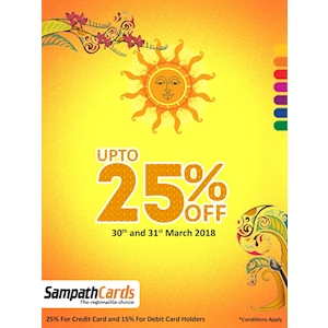 Up to 25% Off at 7Stories Ranjanas for all Sampath Cardholders