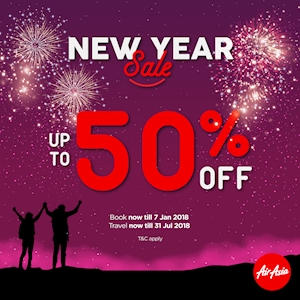 Up to 50% Off from Air Asia 