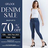 Denim Sale- Enjoy up to 70% on selected items at GFlock