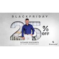 Emerald BLACKFRIDAY DEALS - 25% wiped off the entire site