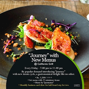 "Journey" with New Menus at California Grill