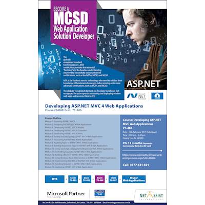 Become A MCSD Web Application Solution Developer from NET ASSIST INTERNATIONAL