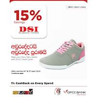 Enjoy 15% savings at DSI with DFCC Credit Cards!