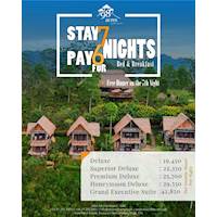 Stay 7 nights for the price of 6, plus get dinner for free on the 7th night at 98 Acres Resort and Spa