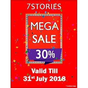Mega Sale for upto 30% Off at 7 Stories