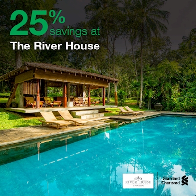 Enjoy 25% Off with your Standard Chartered Credit cards at The River House 