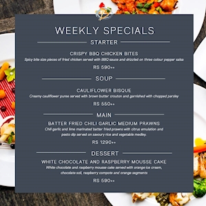Weekly Specials Just For You at Cafe Beverly