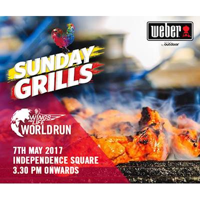Treat yourself at SUNDAY GRILLS for a Delicious Yummy Chicken Burger at INDEPENDENCE SQUARE 