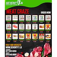 Meat Craze Deals at seventy7.lk