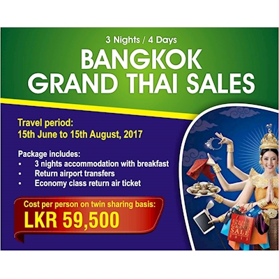 Bangkok Grand Thai Sales from HAYLEYS TRAVEL 
