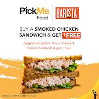 Exclusive deals from Barista on PickMe Food!