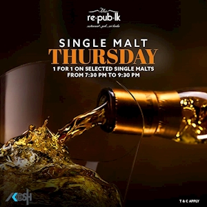 Single Malt Thursday at Re.pub.lk