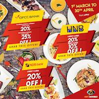 Get up to 25% Off on Selected Credit and Debit cards at Cafe Beverely