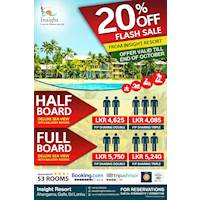 Flash Offer - Deluxe Full Board Rs. 5750