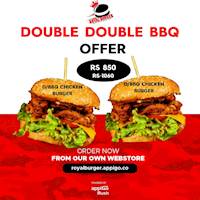 Double Double BBQ Offer at Royal Burger