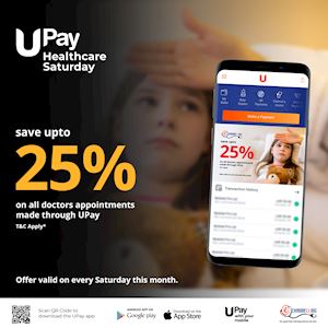 25% Off on all Doctors appointment from UPay