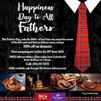 Celebrate Father's Day with The Steuart and get 50% OFF on desserts!